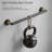 Fresco Black Gold 5 pieces Decorative Bathroom Hardware sets-126364229