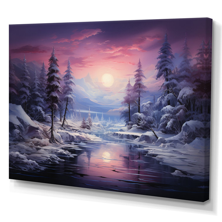 Millwood Pines Pine Tree Winters Magic I On Canvas Print - Wayfair Canada