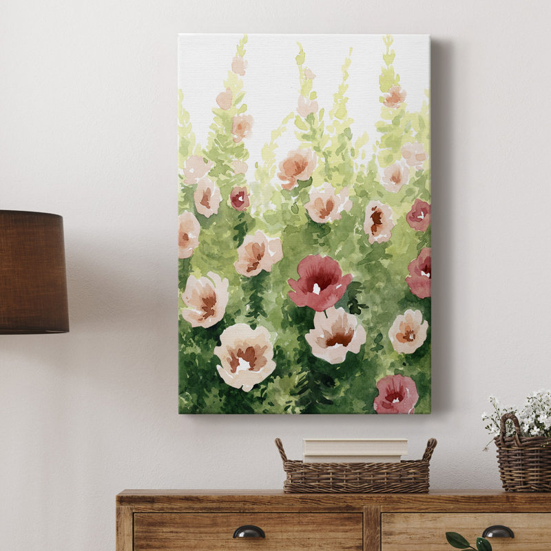 - Peinture sur toile tendue, H 12 po x l 8 po x P 1 po