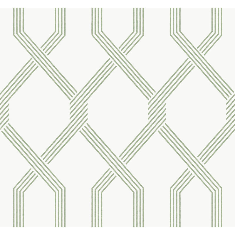 Palisade Geometric Wallpaper Double Roll, Green