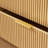 Stylish Bedroom Dresser With Wavy Drawers And Versatile Functionality