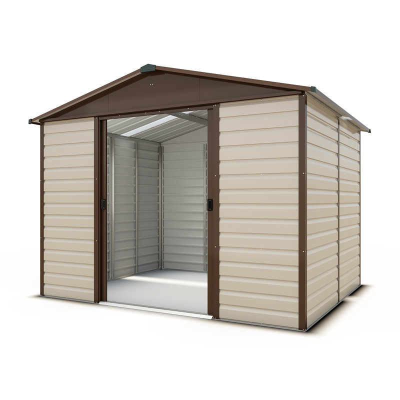 Apex 10 ft. W x 8 ft. D Metal Garden Shed