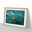 Clownfish and Sea Anemone in Abstract - Picture Frame Graphic Art Print-55684822-55684819