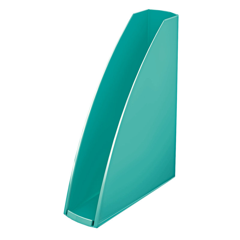 Free Standing Magazine Rack, Ice Blue