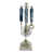 Silver/Blue