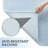 Host and Home Modern Double Weave Textured Cotton Bath Rug with Non Slip Backing-2128342898-2128342911