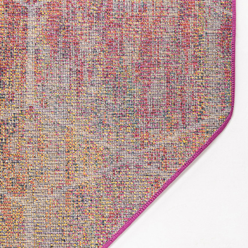 Geometric Indoor Rug, Octagon 5'3" x 5'3"