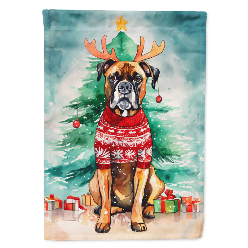 Double Sided Polyester Christmas, 40'' H x 28'' W