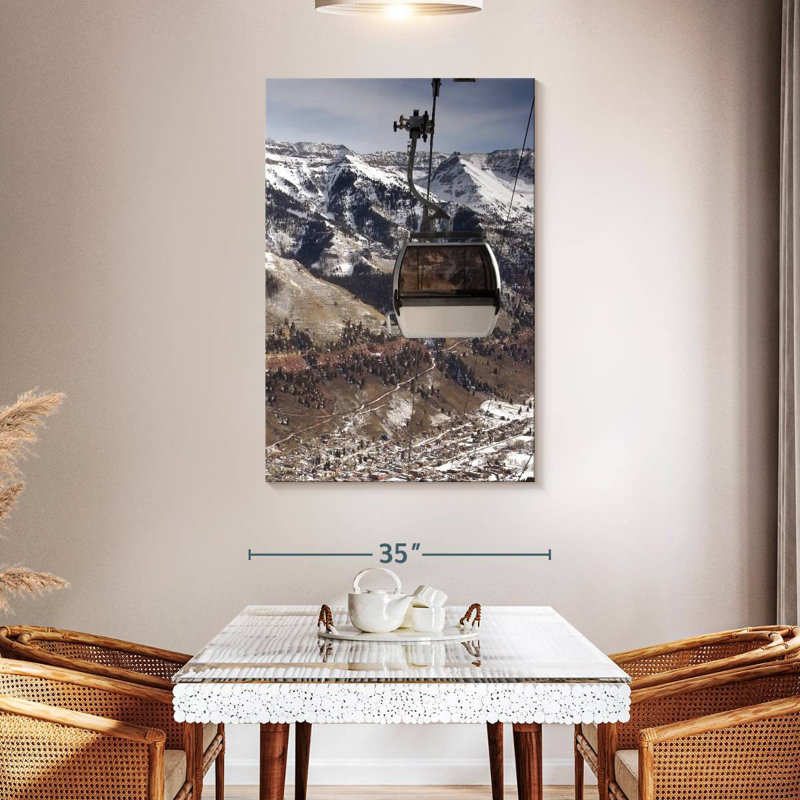 Aime Telluride Cable Car, 48" H x 32" W
