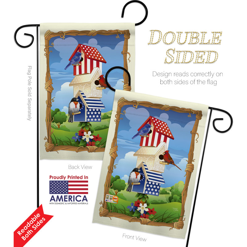Ensemble de drapeaux en polyester 18,5 x 13 po Star Bird Starang