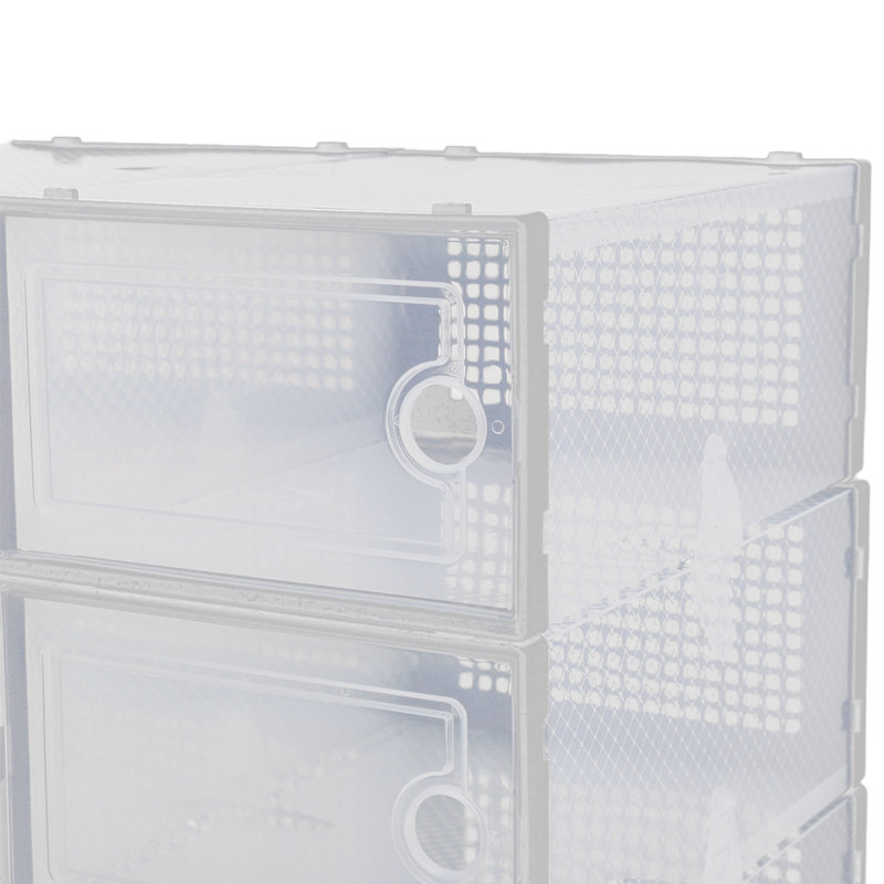 12 Pair Stackable Shoe Rack