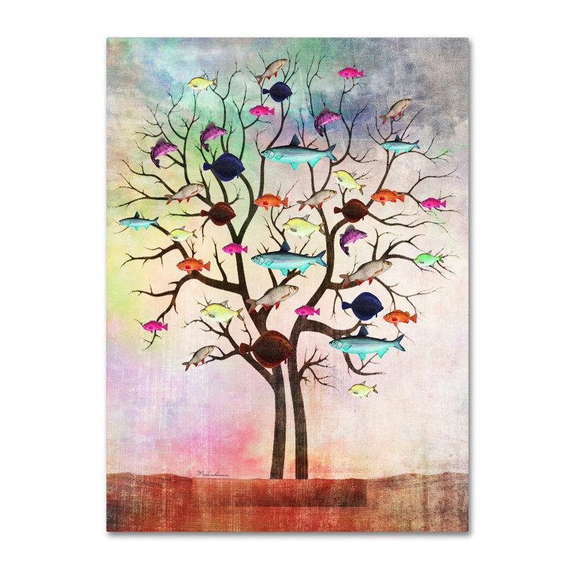 Kieninger «Tree 2», impression sur toile tendue, H 47 po x l 35 po x P 2 po