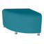 Ensemble de 7 chaises sans dossier ondulées Pro Series Connect-109718659