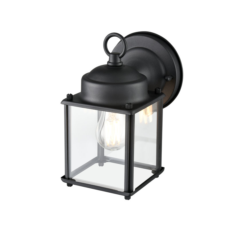 Aadithya 1 Light 8" Tall Outdoor Wall Sconce