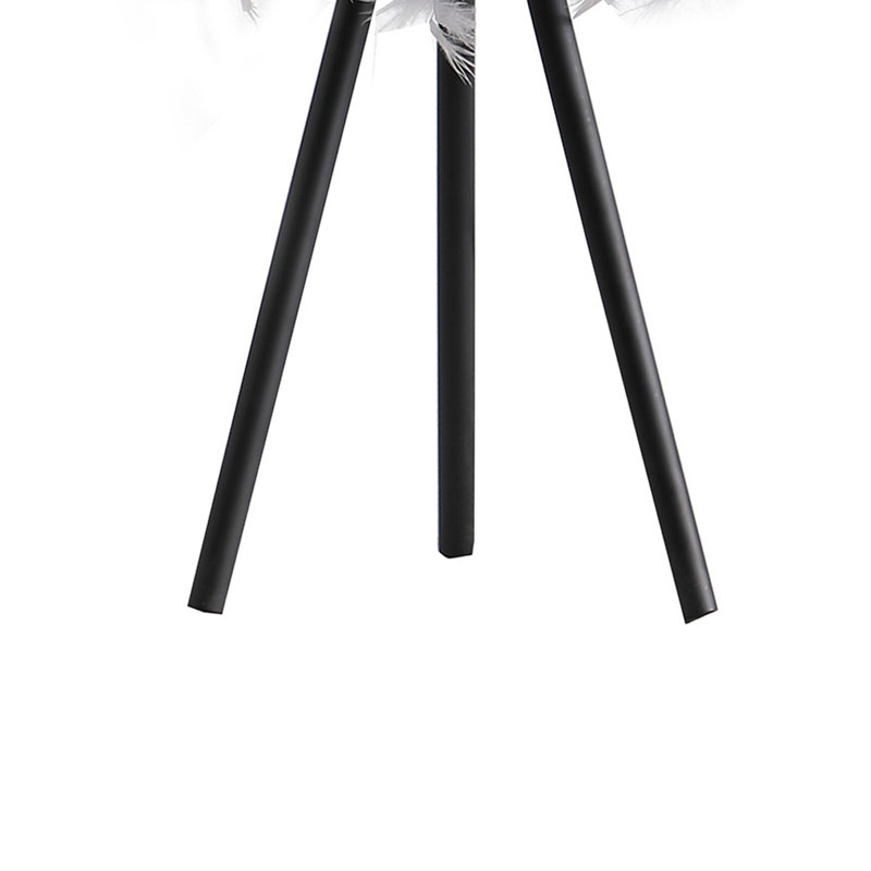 Metal Tripod Lamp, Soft Grey