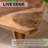 Stumpy Rustic 35" Solid Teak Wood Live Edge Entryway Bench, Natural Finish Backless & Armless Accent Seat for Living Room, Hallway & Bedroom-323863632