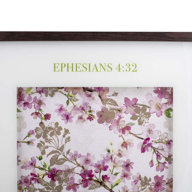 Cadre mural cerisier en fleurs Eph. 16h32