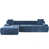 Polyester bleu est en rupture de stock