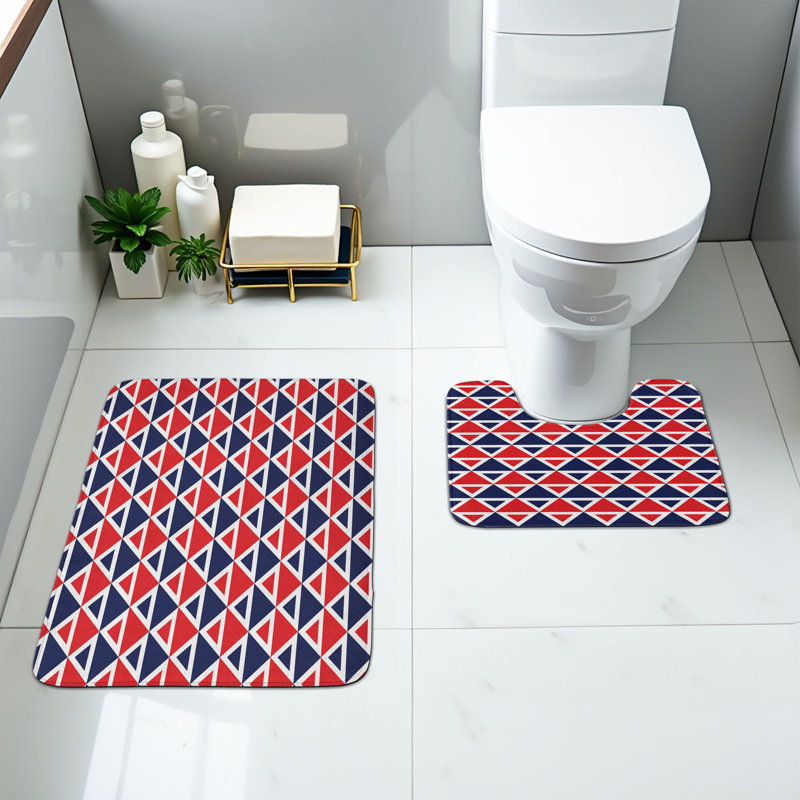  Ensemble de 2 tapis de salle de bain Americana