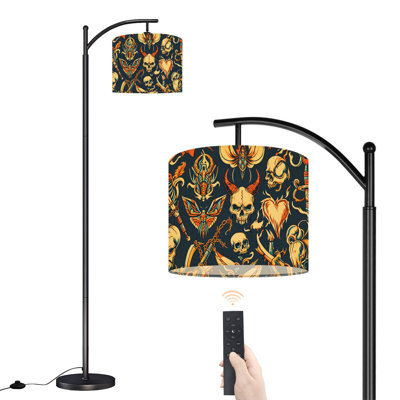 Lampe sur pied avec abat-jour réglable Arc