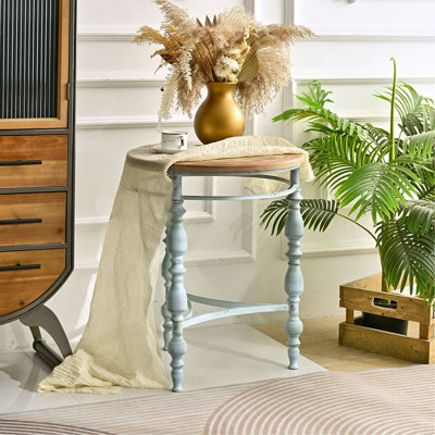 Table basse décorative en bois sculpté Accent