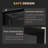 Herakleitos Black Electric Fireplace with 5118 BTU-983194971