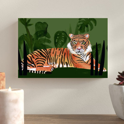 «Tiger Tiger I» par Alicia Ludwig - peinture sur toile tendue