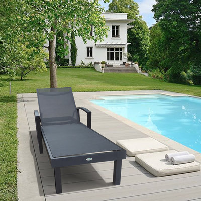 Chaise longue simple 79,72 po Kananen