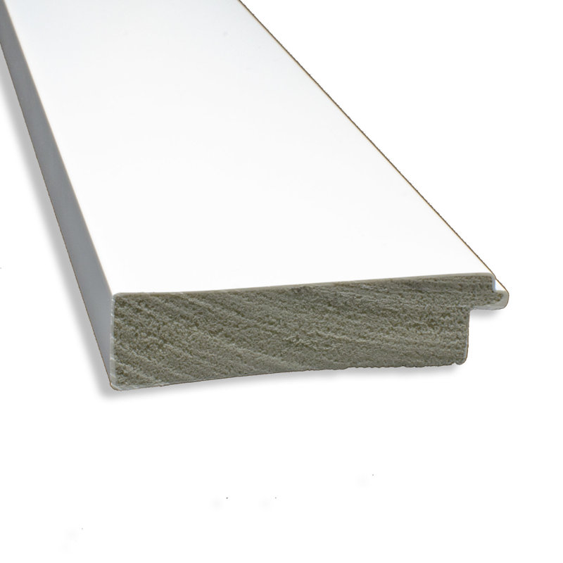 Miroir de porte non biseauté Petronia, Blanc armoire