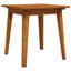Ensemble de 3 tables à thé d'extérieur, 2 chaises, en bois d'acacia brun à lattes