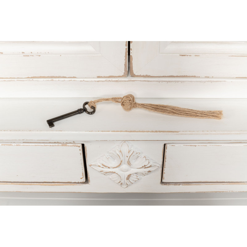 Wilkesville Solid Wood China Cabinet, White