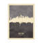 Art sur toile de Michael Tompsett, «New York City Skyline Gray»-1897683355
