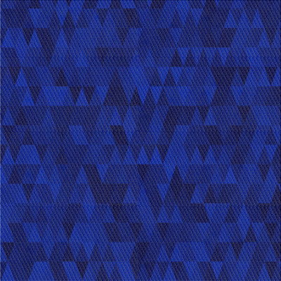 Tapis bleu tissé à la machine