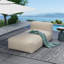 Chaise longue d'extérieur Adeen, chaise longue de piscine avec coussin inclus pour jardin, piscine et terrasse.-570533789