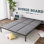 Lit de sommier de 15 mm de taille grand 60 x 80, support de matelas robuste sous le lit, panneau de support de lit à profil bas pour sommier à lattes, aucun sommier requis, antidérapant
