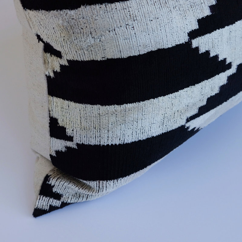 Frye Feather Throw Pillow, Geometric 4
