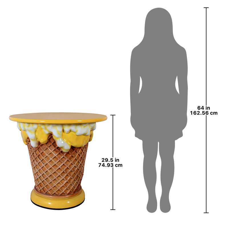 Ice Cream Parlor Sculptural Table
