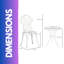2 - Person Patio Dining Set with