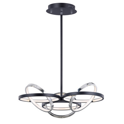 Lustre géométrique 6 lumières unique Ananke
