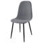 Ensemble de 4 chaises d'appoint rembourrées Jazmine