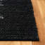 Tapis géométrique en cuir tissé à la main Phillis-224113681