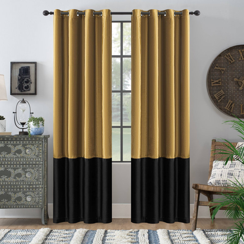 100% Full Blackout Velvet Curtains,2 Panels, 52" W x 72" L