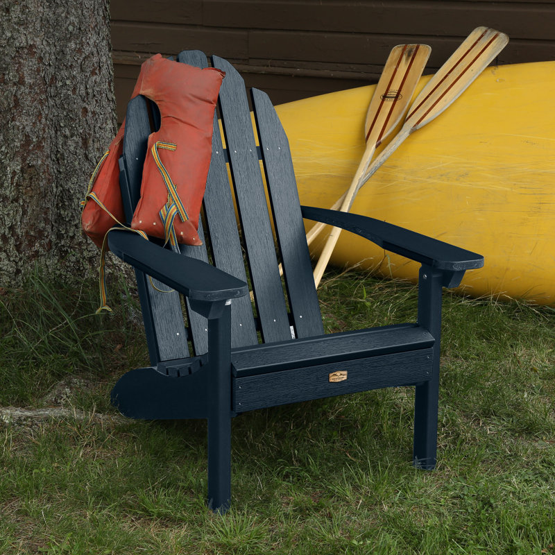 Hintz Outdoor Adirondack Chair, Federal Blue