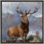 Art de cerf majestueux, photos de cerf, impression encadrée sur toile-123462715-123462716