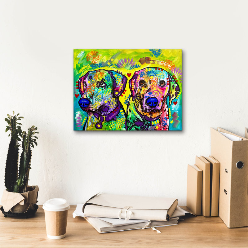 «Waiting For Our Occity» par Dean Russo, art mural sur toile, H 12 po x l 16 po x P 0,75 po