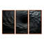 «Black Spiraling Fractal Spiral», art mural abstrait en spirale-1751313626-1760130507