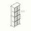 Armoire de rangement en coin avec 8 portes-1851313149