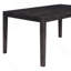 Ensemble de salle à manger rétro 7 pièces, 1 table rectangulaire en bois avec 6 chaises rembourrées pour la salle à manger et la cuisine-1919642239