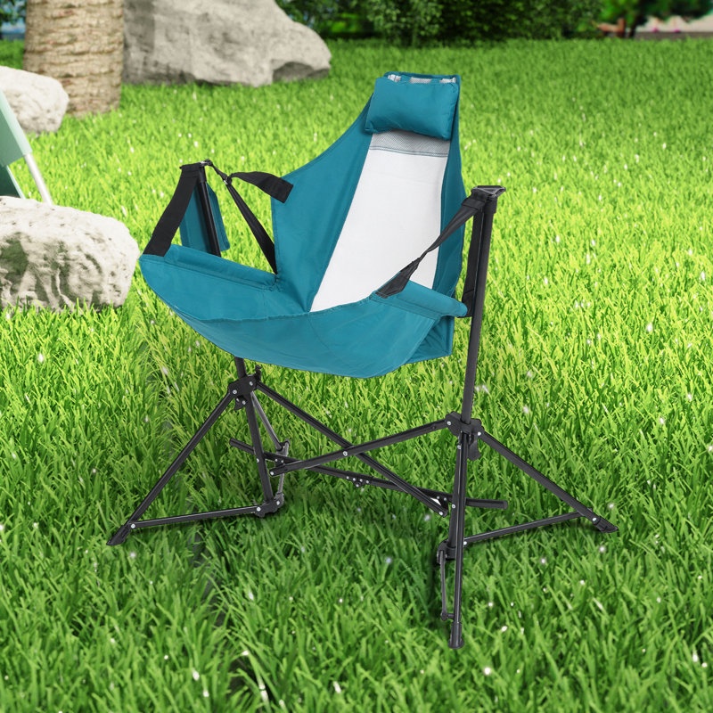 Chaise de camping pliante, Bleu