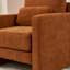 Fauteuil d'appoint moderne, style fauteuil rembourré en chenille, structure en bois massif idéale pour le salon, le bureau-1120387298